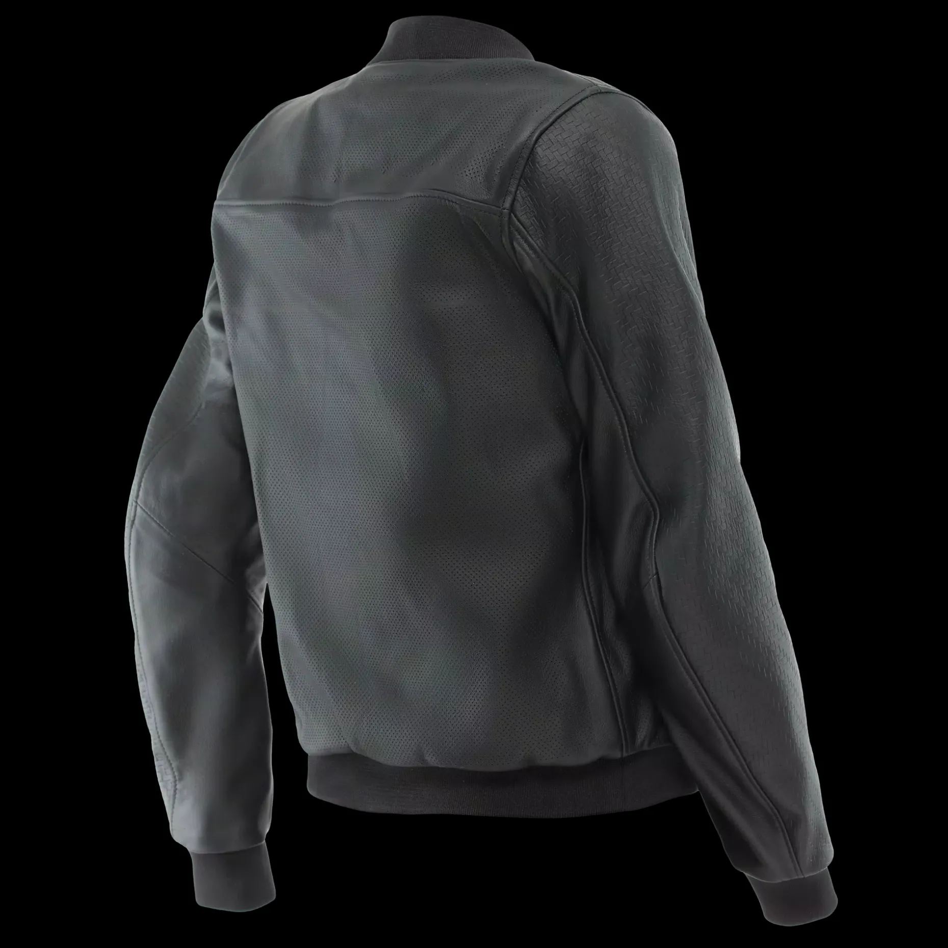 ACCENTO - GIACCA MOTO IN PELLE PERFORATA DONNA