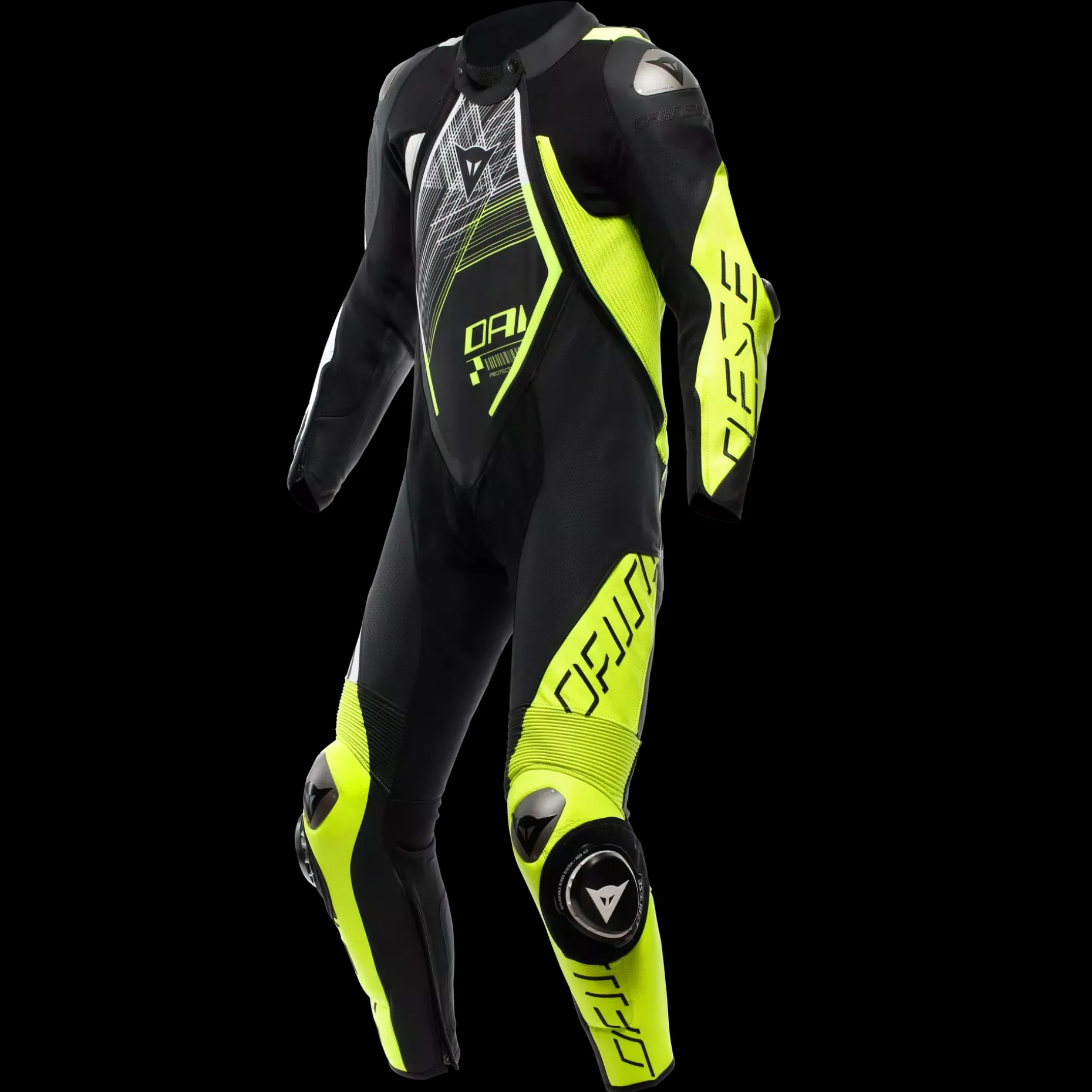 AUDAX D-ZIP - TUTA MOTO INTERA IN PELLE PERFORATA UOMO