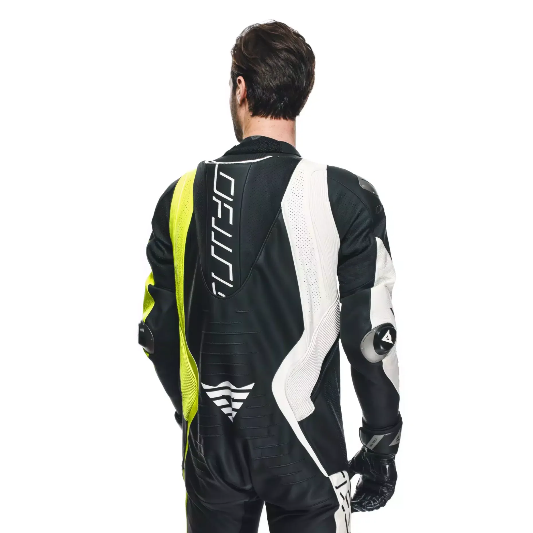 AUDAX D-ZIP - TUTA MOTO INTERA IN PELLE PERFORATA UOMO