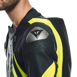 AUDAX D-ZIP - TUTA MOTO INTERA IN PELLE PERFORATA UOMO