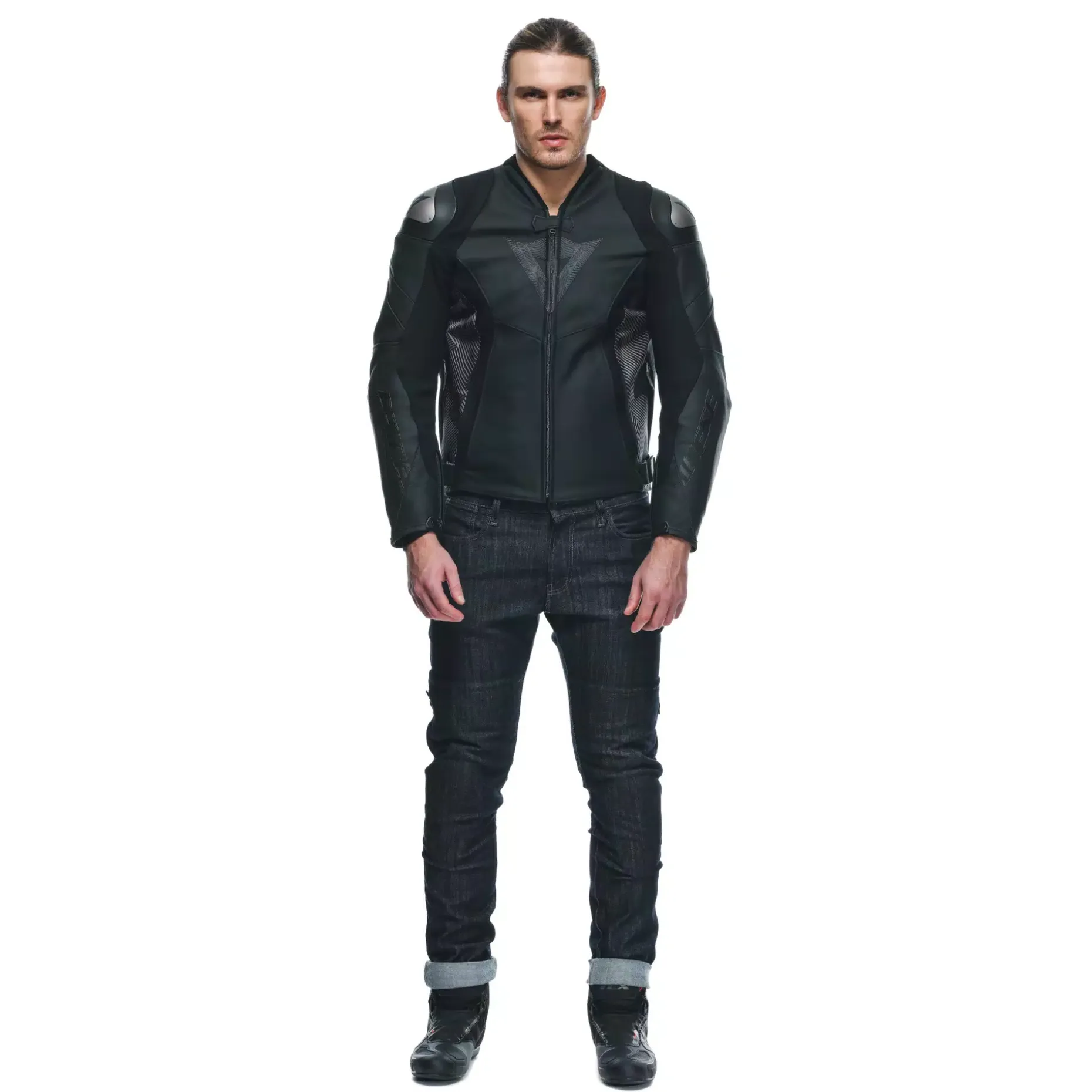 AVRO 5 - GIACCA MOTO IN PELLE UOMO