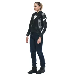 AVRO 5 - GIACCA MOTO IN PELLE DONNA
