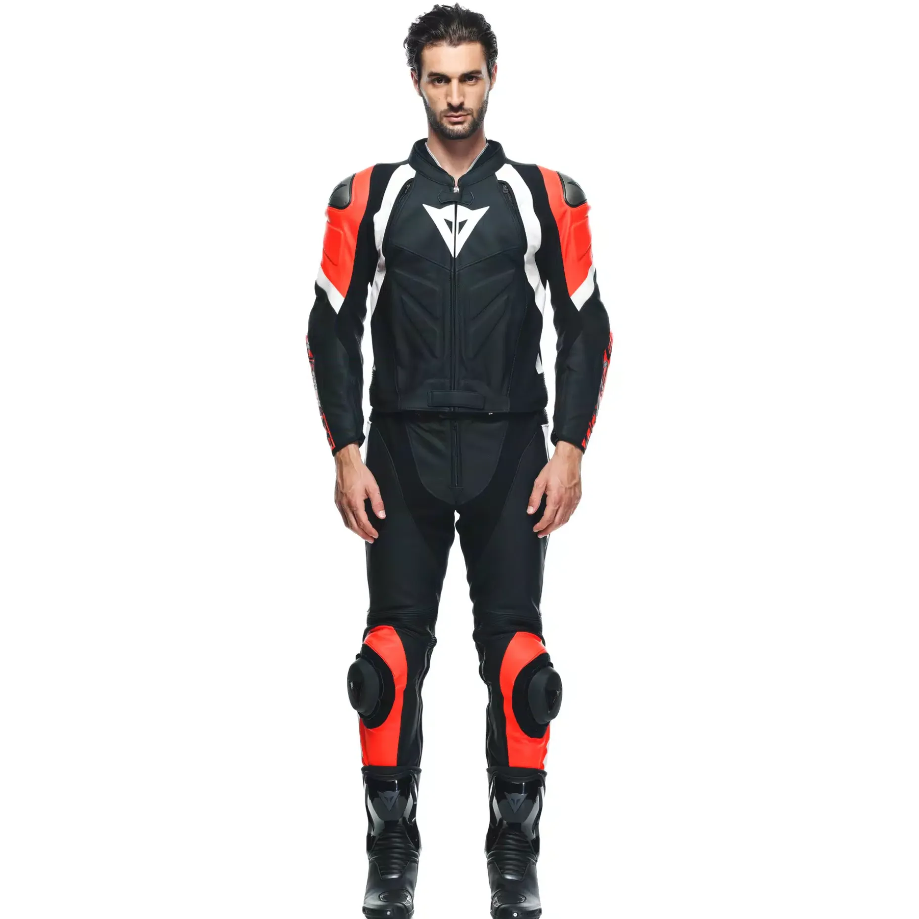 AVRO 4 - TUTA MOTO DIVISIBILE IN PELLE UOMO