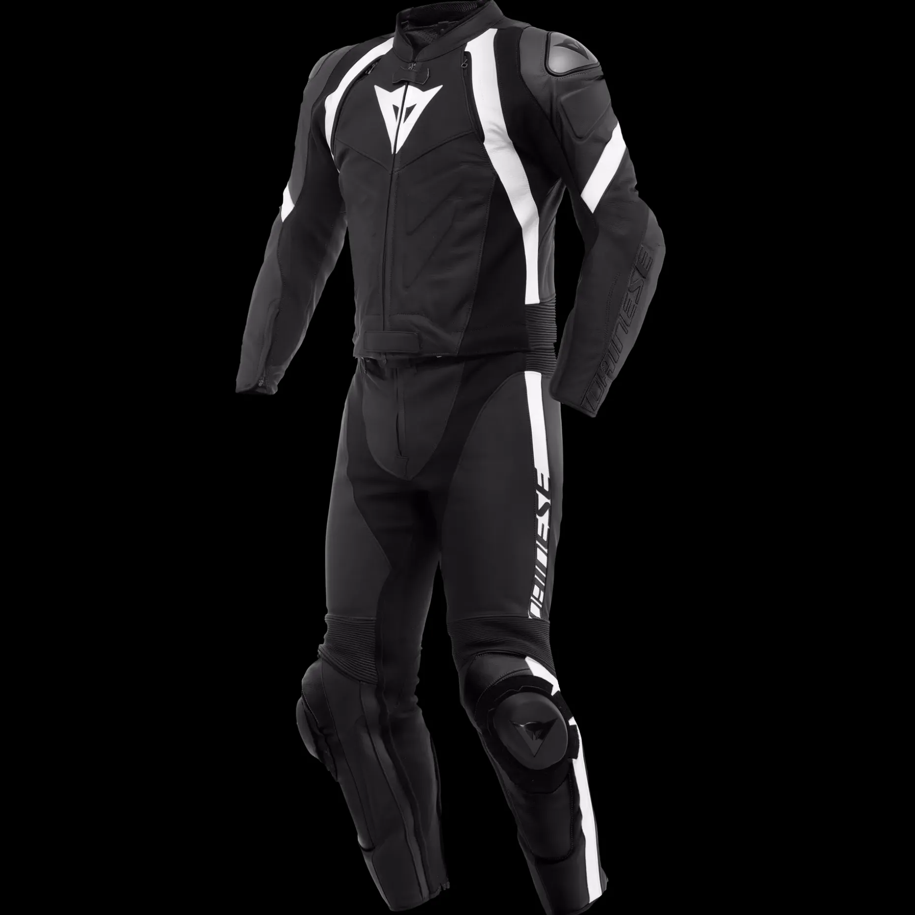 AVRO 4 - TUTA MOTO DIVISIBILE CONFORMATA IN PELLE UOMO