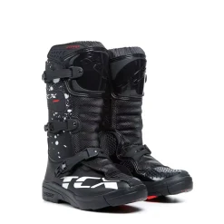 COMP KID STIVALI MOTO OFFROAD BAMBINO - NERO/NERO/BIANCO