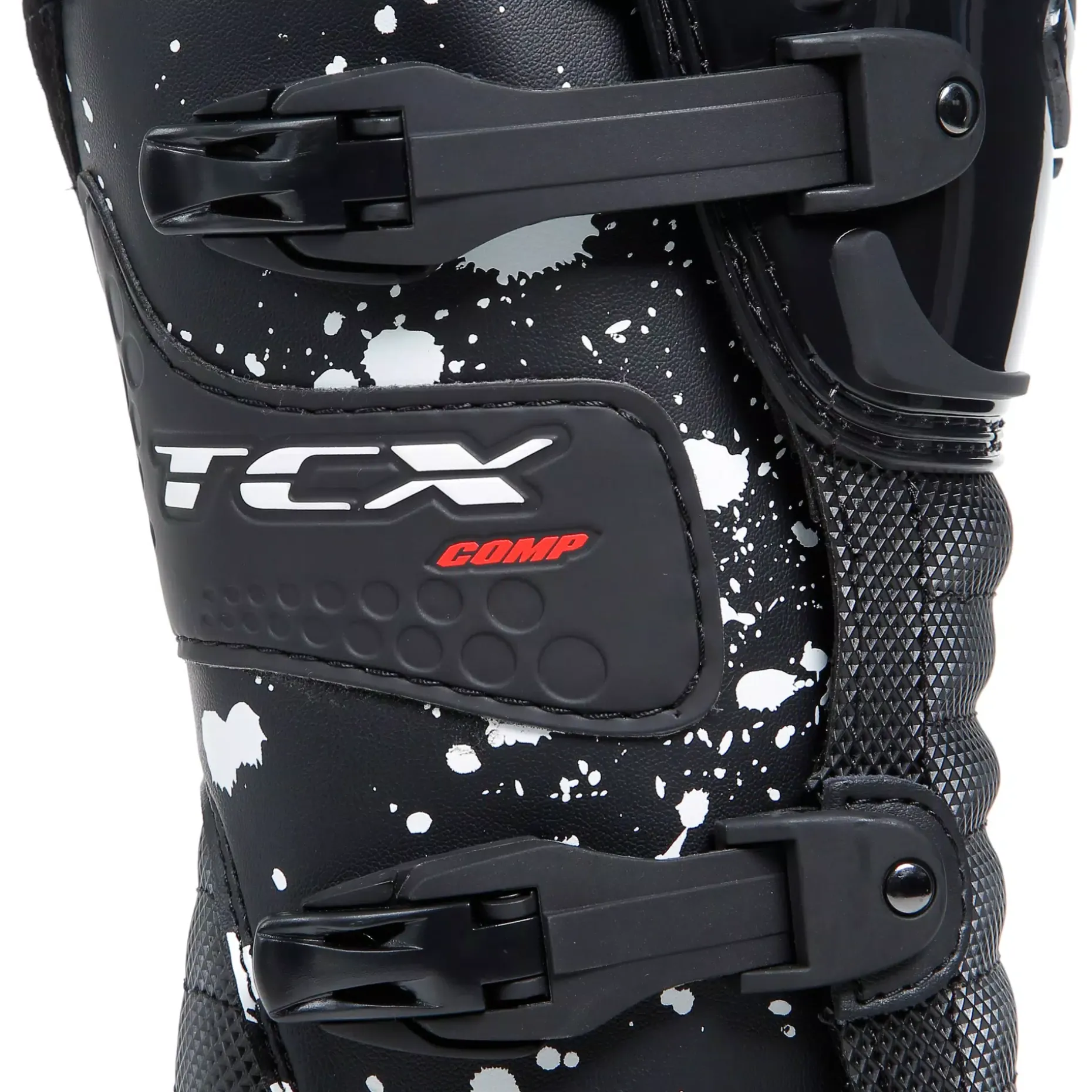 COMP KID STIVALI MOTO OFFROAD BAMBINO - NERO/NERO/BIANCO