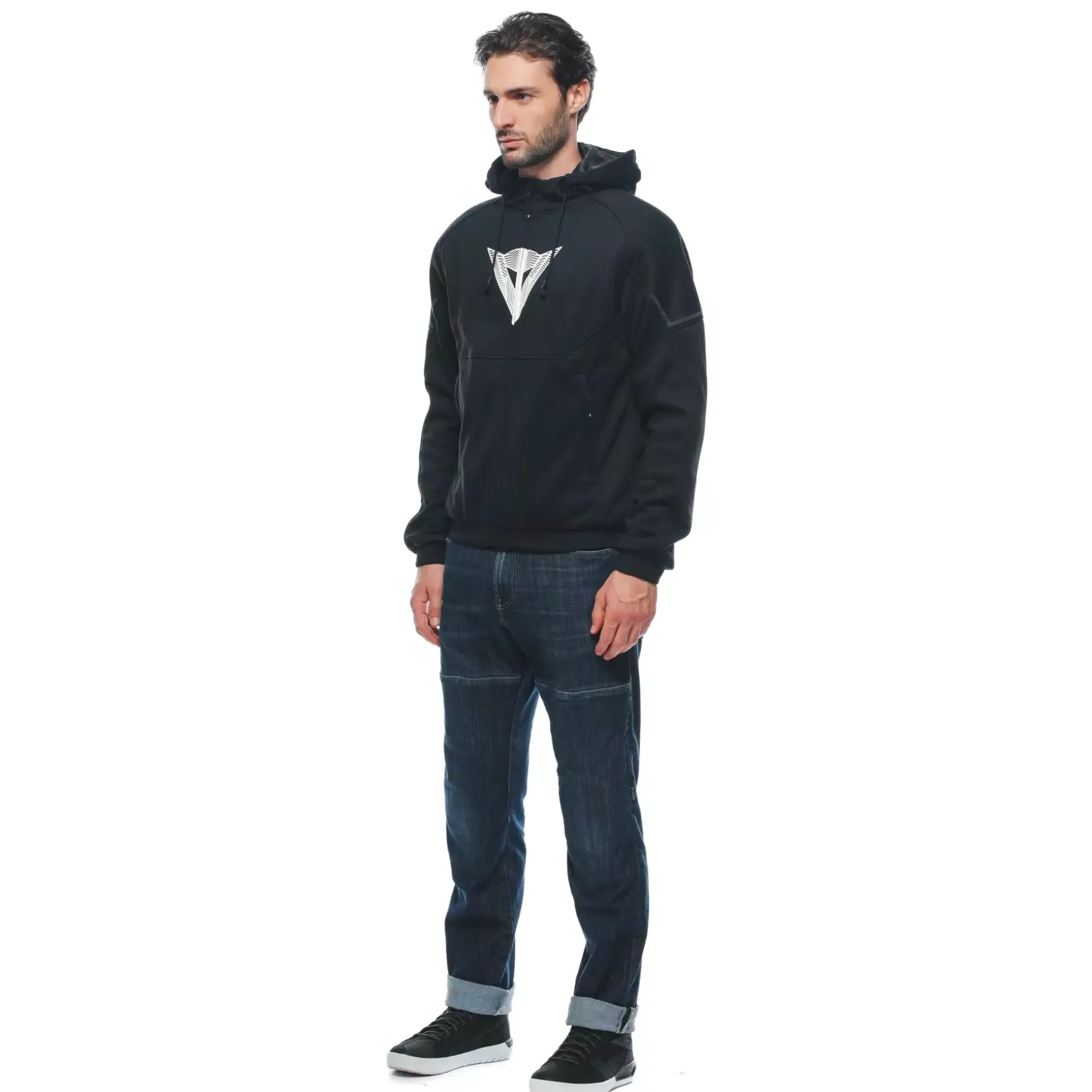 DAEMON-X SAFETY HOODIE - GIACCA MOTO IN TESSUTO UOMO