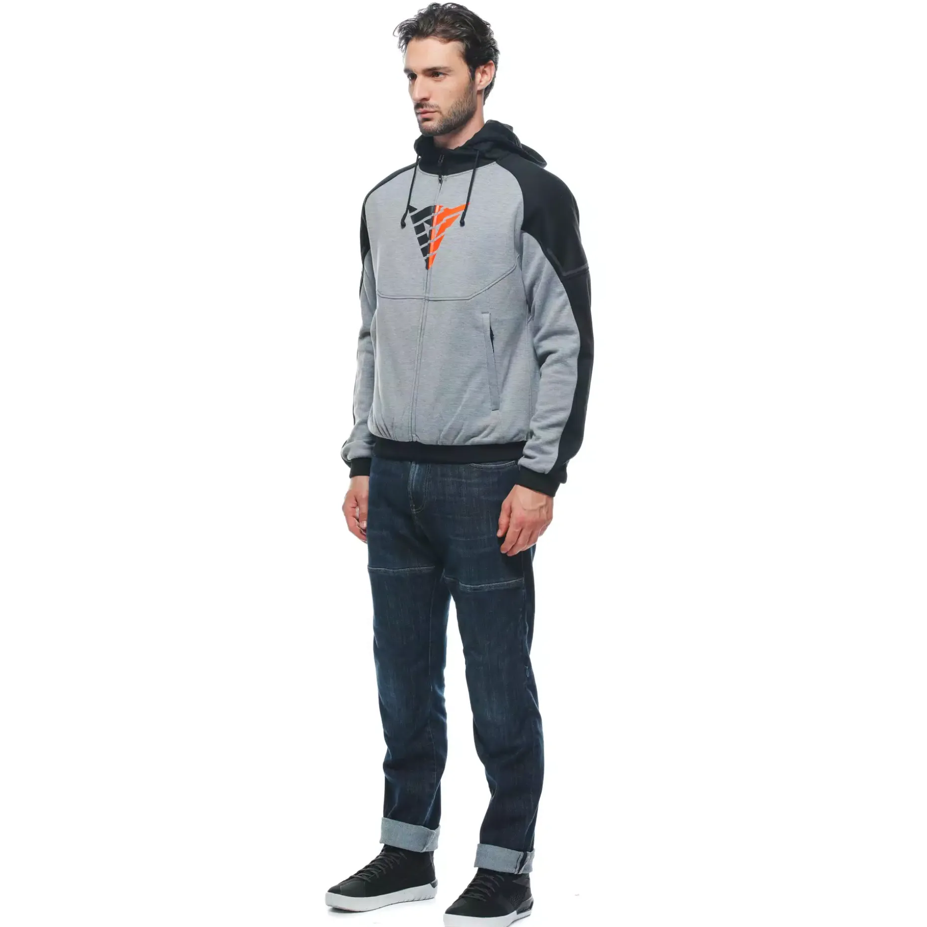 DAEMON-X SAFETY HOODIE - GIACCA MOTO IN TESSUTO UOMO