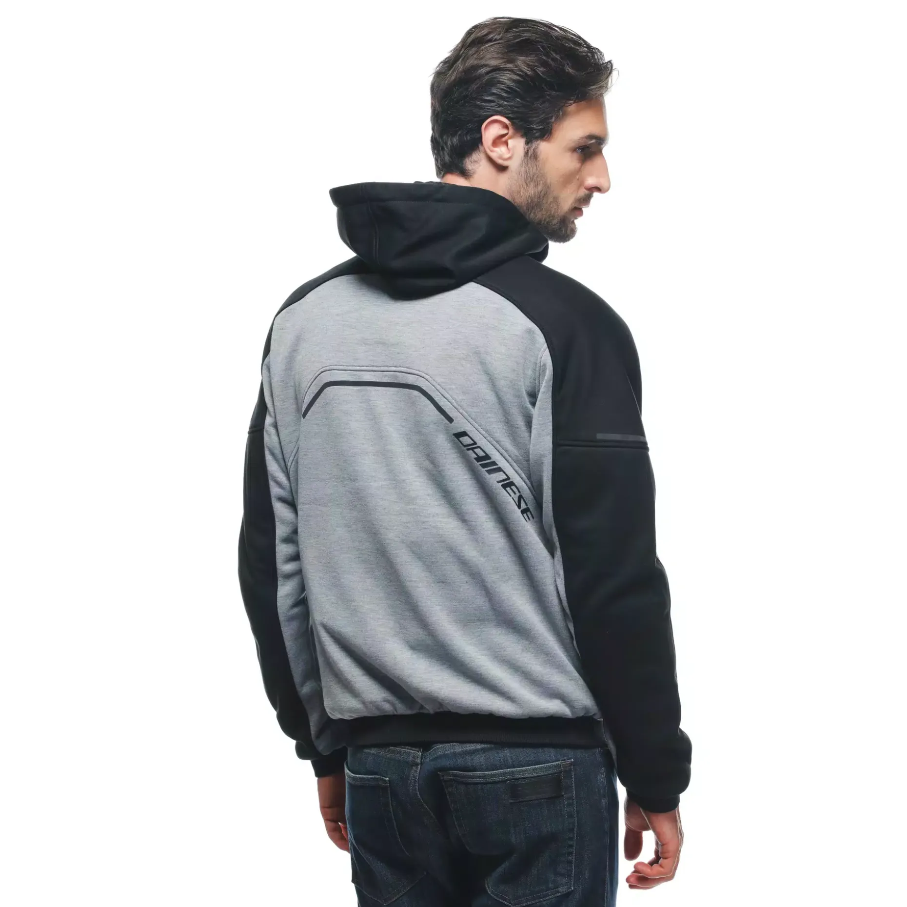 DAEMON-X SAFETY HOODIE - GIACCA MOTO IN TESSUTO UOMO