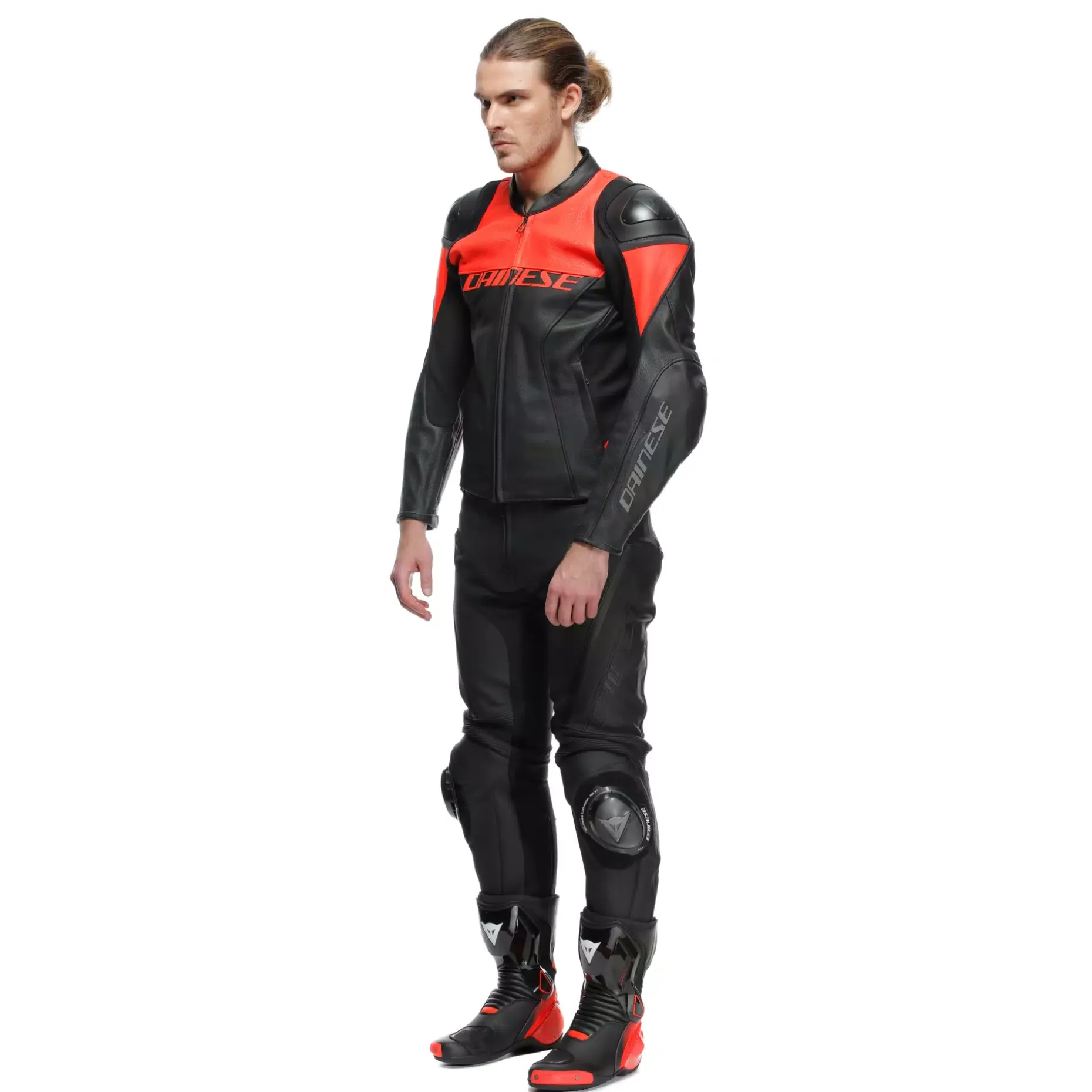 DELTA 4 - PANTALONI MOTO IN PELLE PERFORATA UOMO