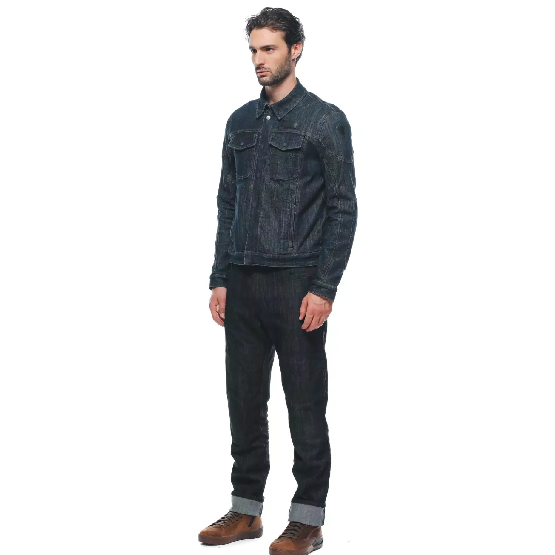 DENIM TEX - GIACCA MOTO IN TESSUTO UOMO