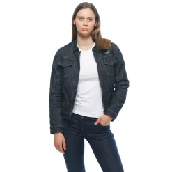DENIM TEX - GIACCA MOTO IN TESSUTO DONNA