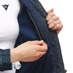DENIM TEX - GIACCA MOTO IN TESSUTO DONNA