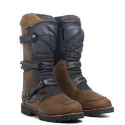 DRIFTER WP STIVALI MOTO TOURING IMPERMEABILI UOMO – MARRONE SCURO