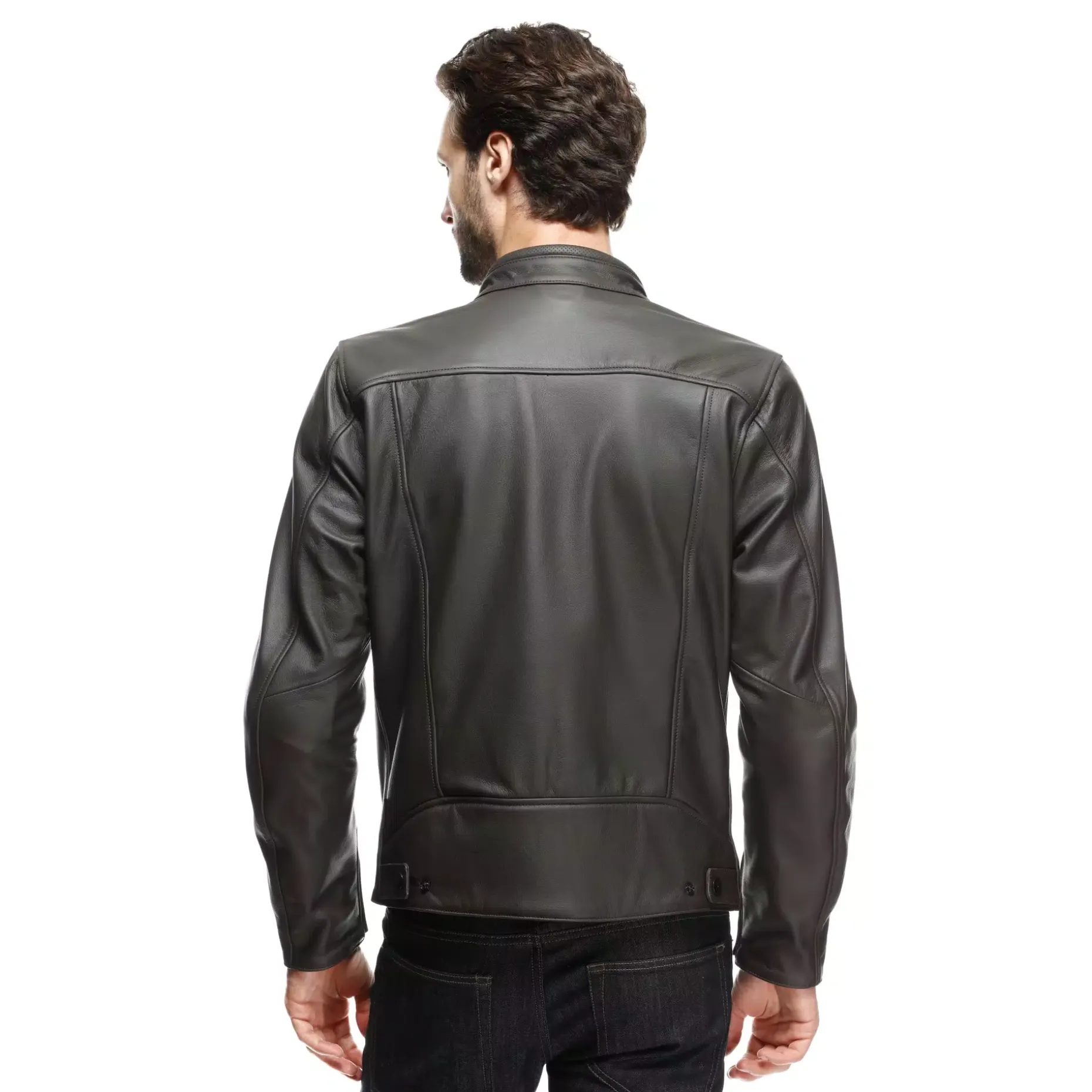 FULCRO - GIACCA MOTO IN PELLE UOMO