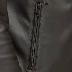 FULCRO - GIACCA MOTO IN PELLE UOMO