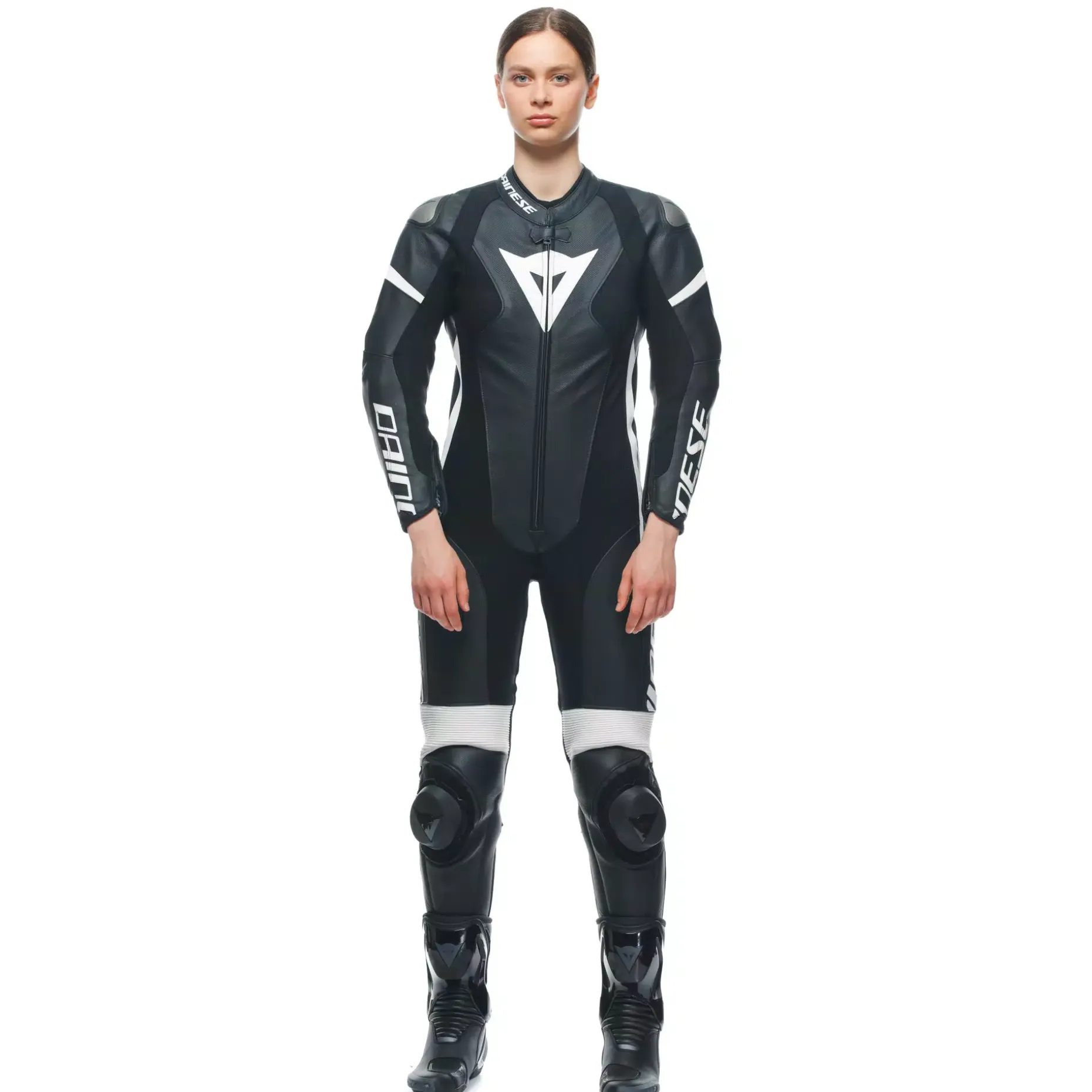 GROBNIK - TUTA MOTO INTERA IN PELLE PERFORATA DONNA