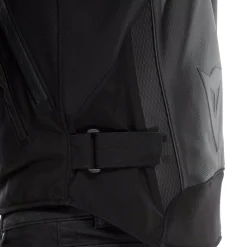 IPERATTIVA - GIACCA DA MOTO IN PELLE E TESSUTO DA UOMO