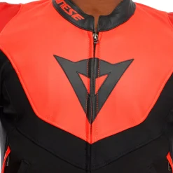 IPERATTIVA - GIACCA DA MOTO IN PELLE E TESSUTO DA UOMO