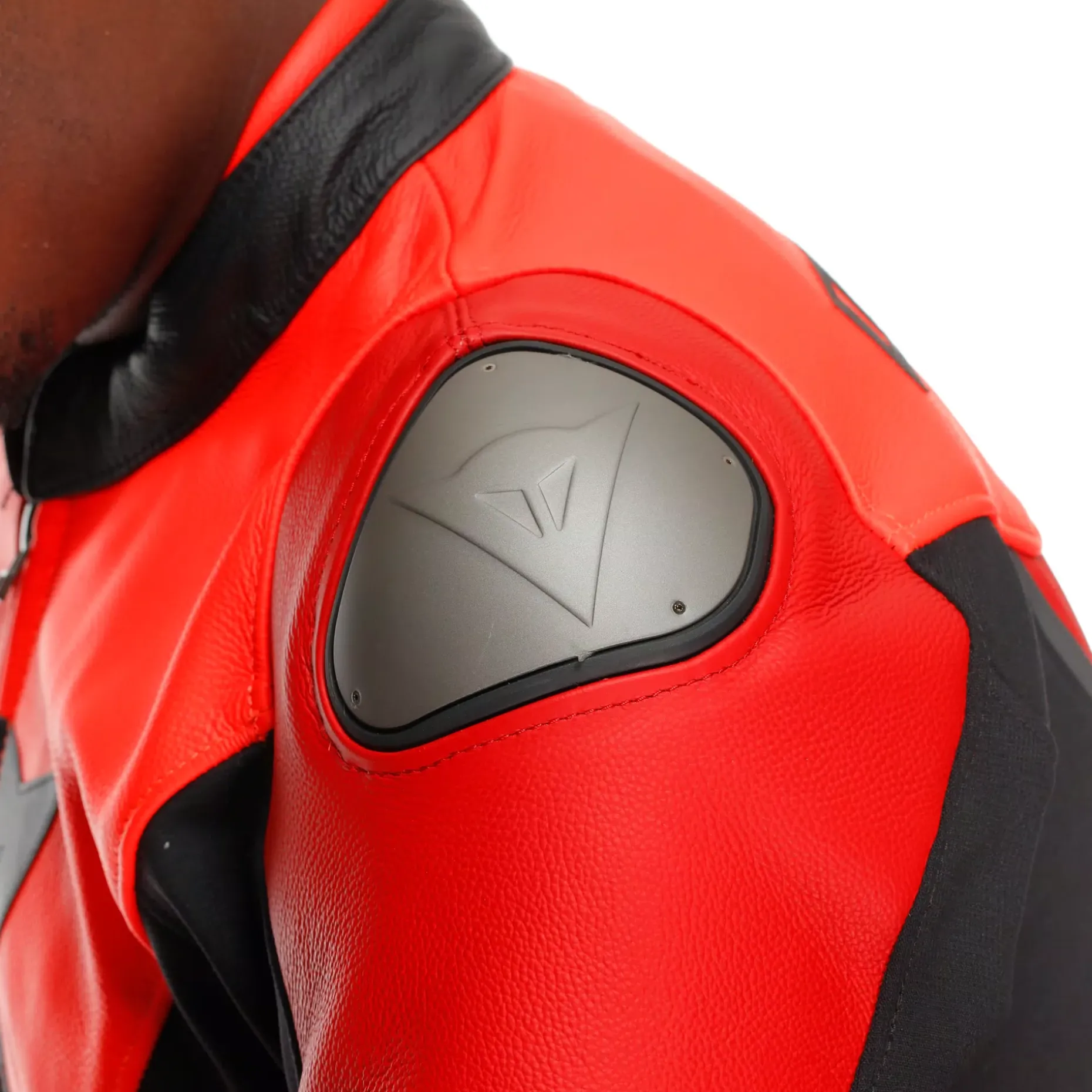 IPERATTIVA - GIACCA DA MOTO IN PELLE E TESSUTO DA UOMO