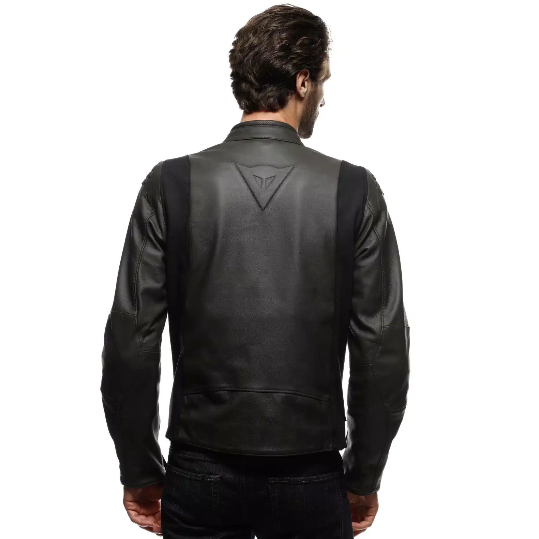 ISTRICE - GIACCA MOTO IN PELLE UOMO