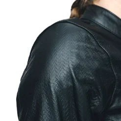 ITINERE - GIACCA MOTO IN PELLE DONNA