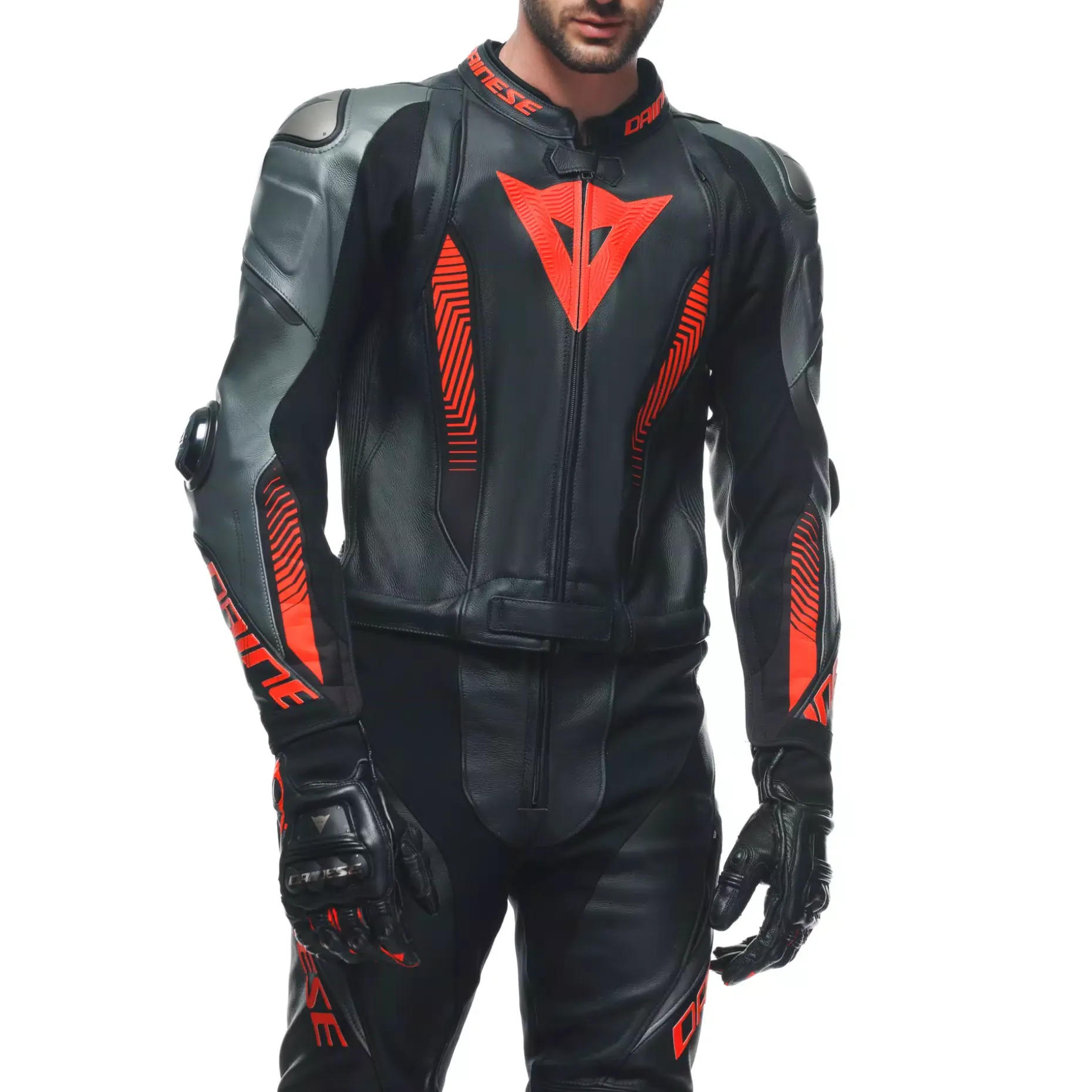 LAGUNA SECA 5 - TUTA MOTO DIVISIBILE IN PELLE UOMO