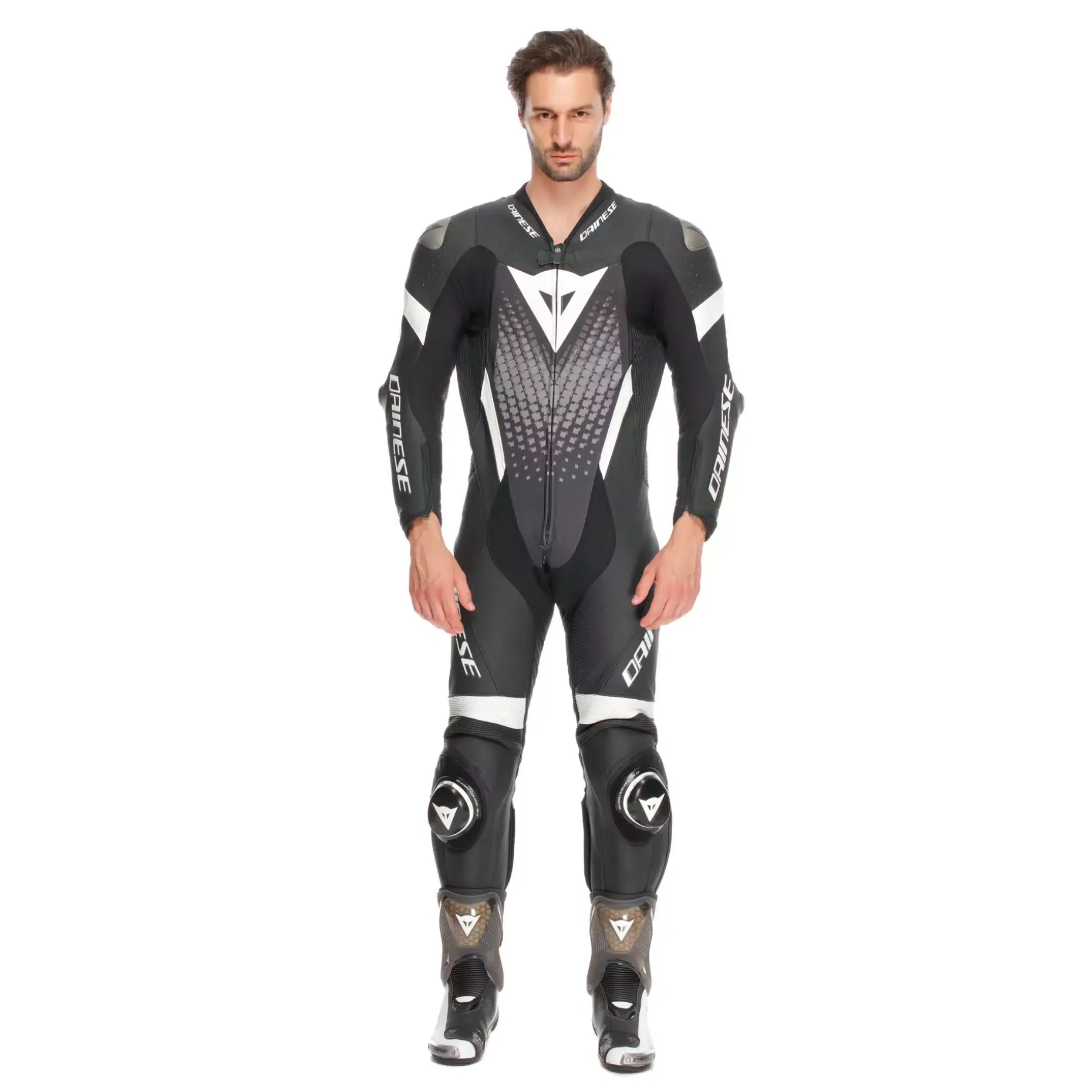 LAGUNA SECA 6 - TUTA MOTO INTERA IN PELLE PERFORATA UOMO - TAGLIA SHORT/TALL (S/T)