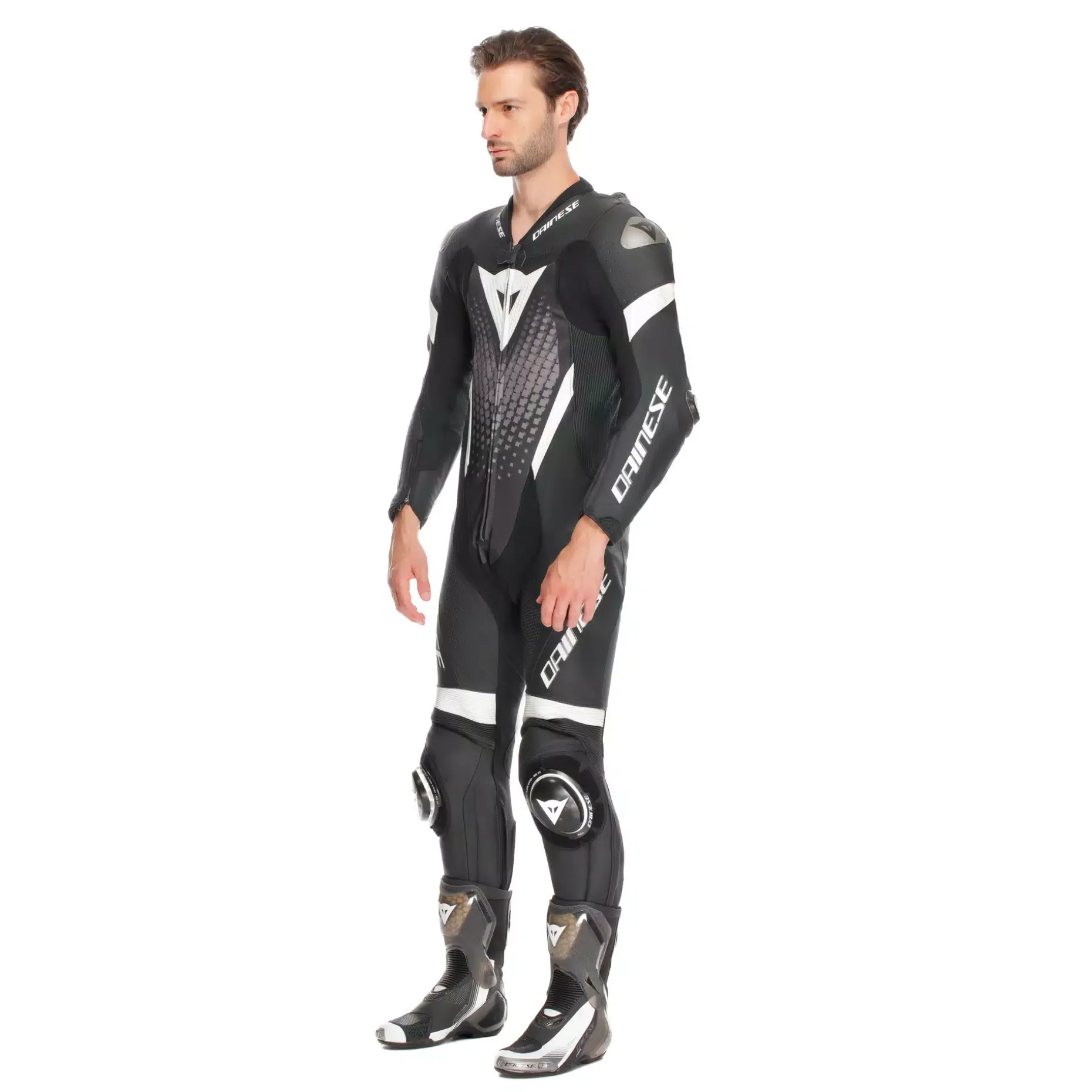 LAGUNA SECA 6 - TUTA MOTO INTERA IN PELLE PERFORATA UOMO - TAGLIA SHORT/TALL (S/T)