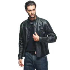 MIKE 3 - GIACCA MOTO IN PELLE UOMO