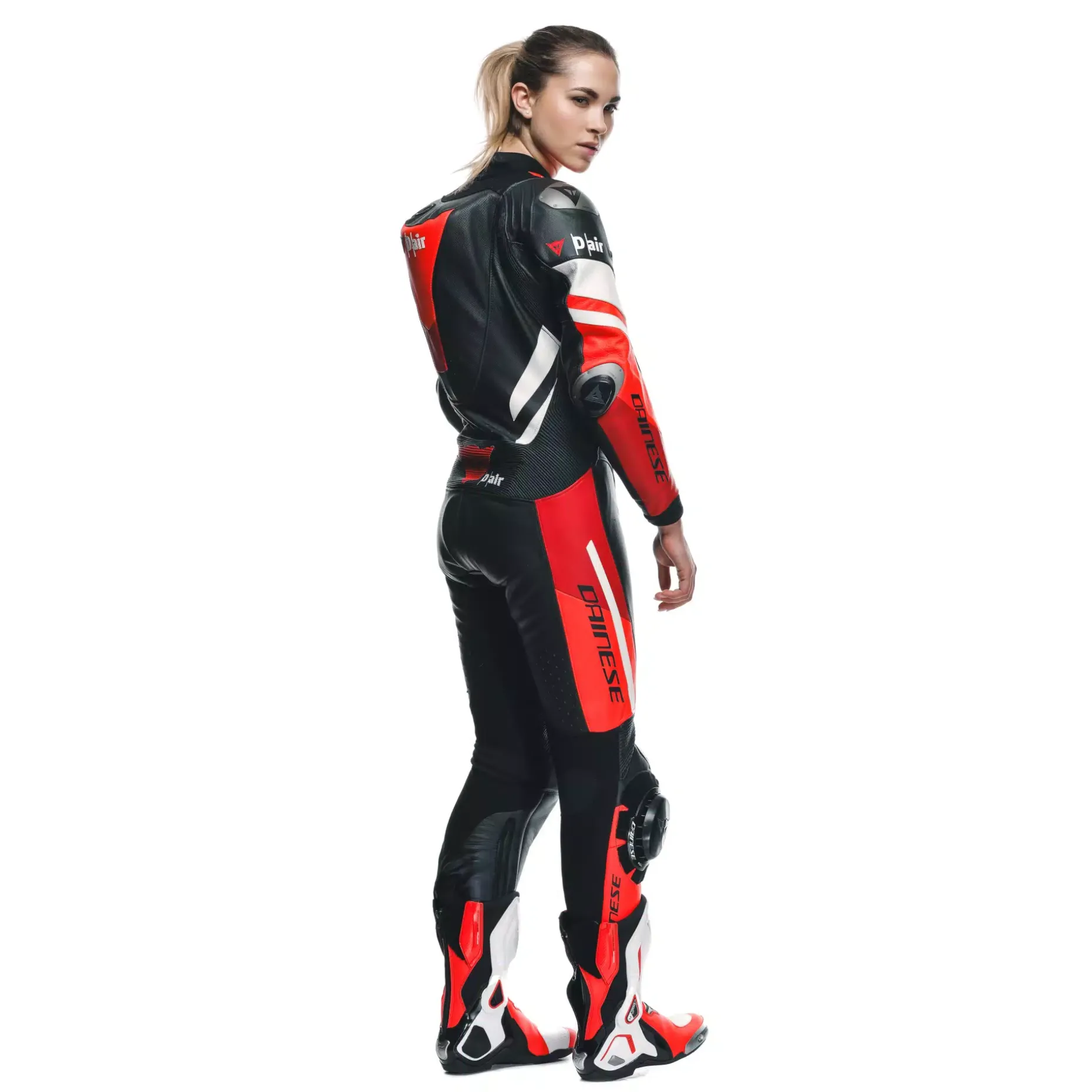MISANO 3 D-AIR® - TUTA MOTO INTERA IN PELLE PERFORATA DONNA