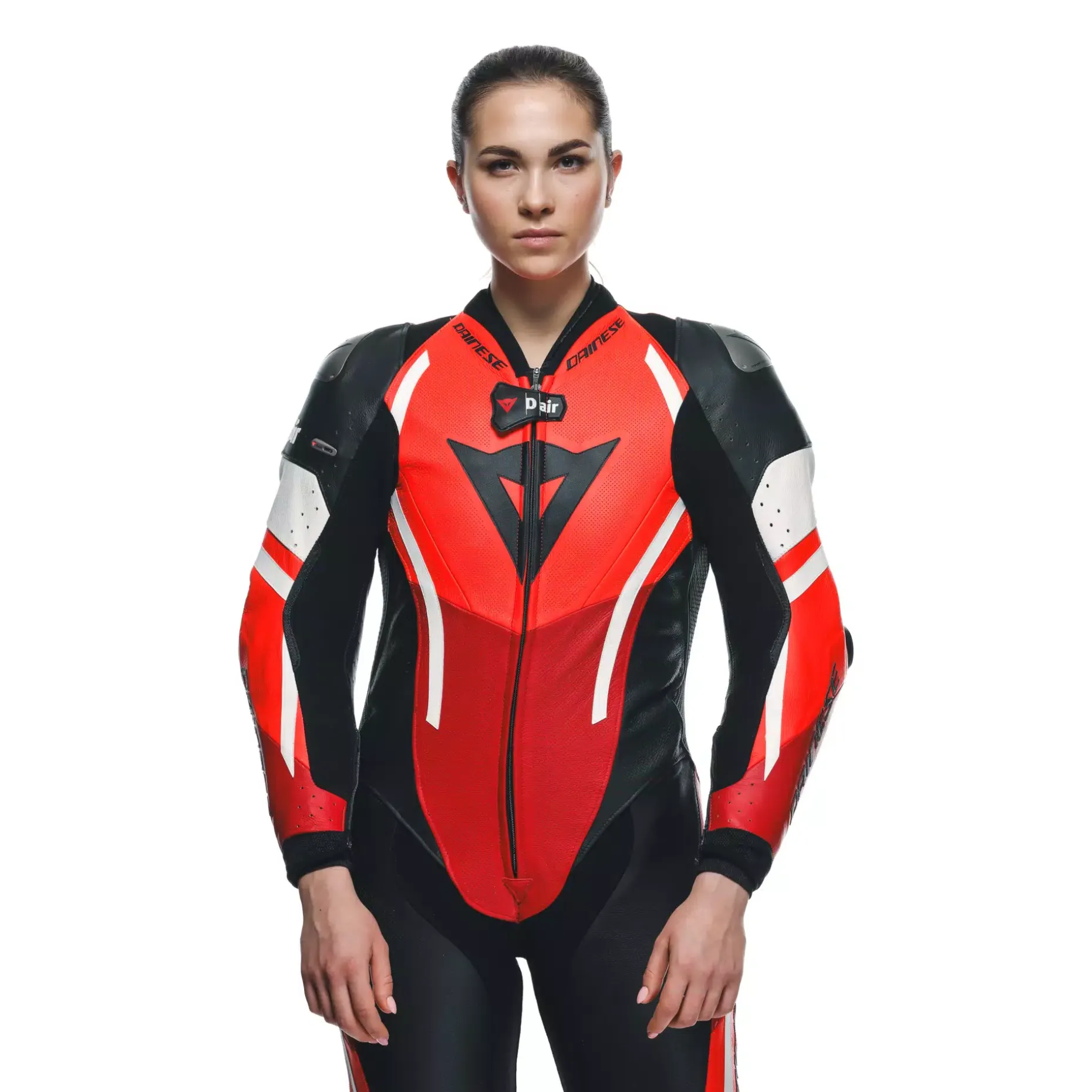 MISANO 3 D-AIR® - TUTA MOTO INTERA IN PELLE PERFORATA DONNA