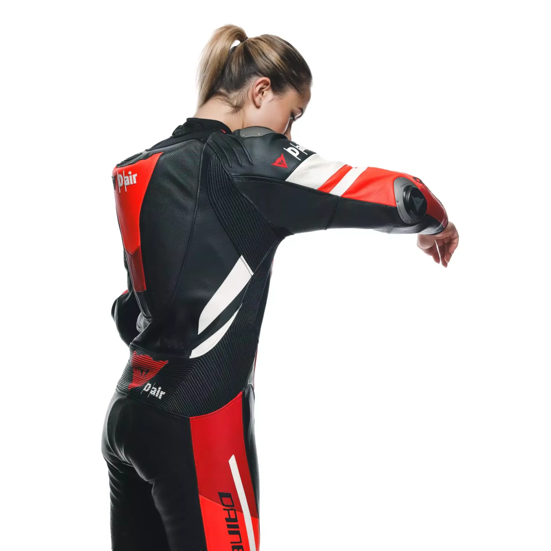 MISANO 3 D-AIR® - TUTA MOTO INTERA IN PELLE PERFORATA DONNA