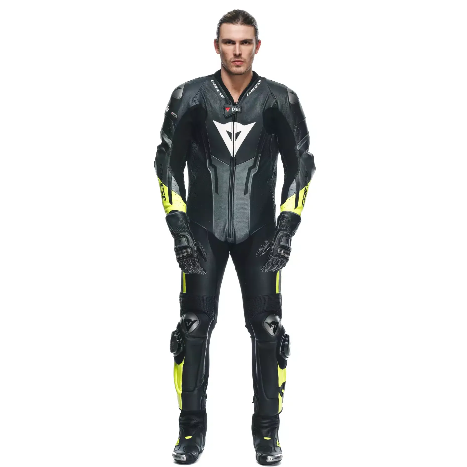 MISANO 3 D-AIR® - TUTA MOTO INTERA IN PELLE PERFORATA UOMO