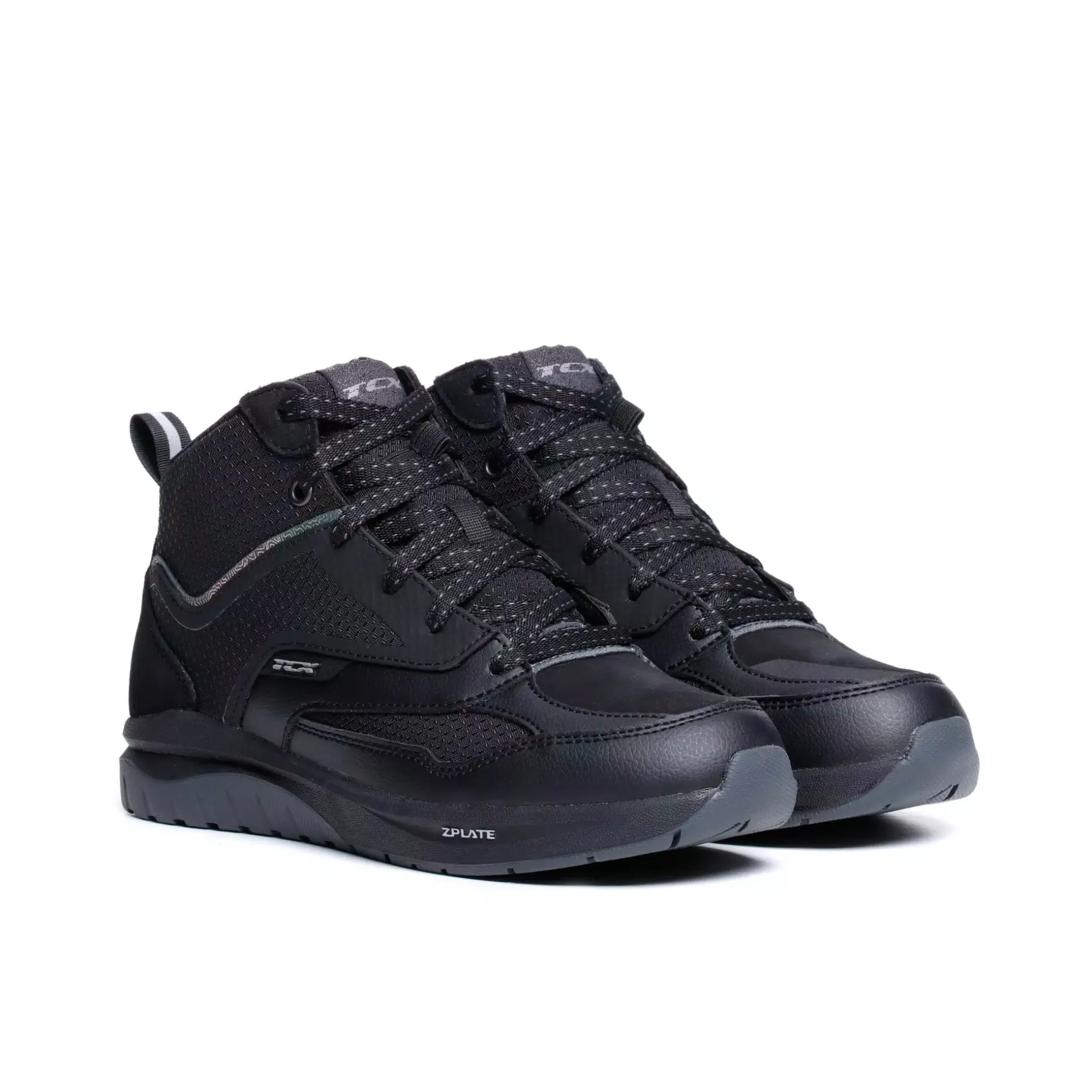 NALBAK WP SCARPE MOTO DONNA - NERO/IRIDESCENTE