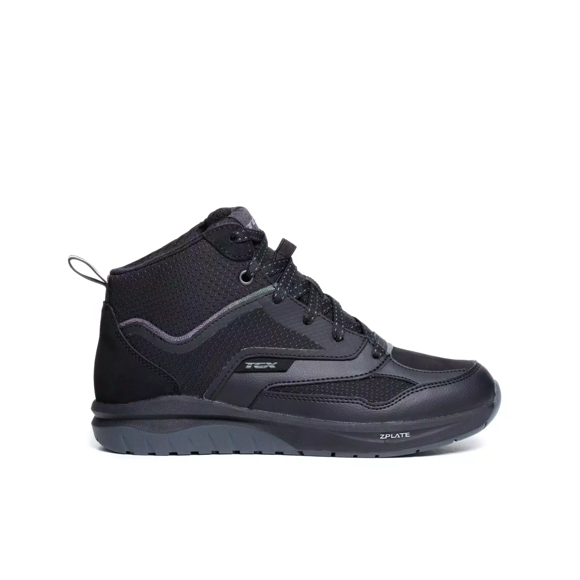 NALBAK WP SCARPE MOTO DONNA - NERO/IRIDESCENTE