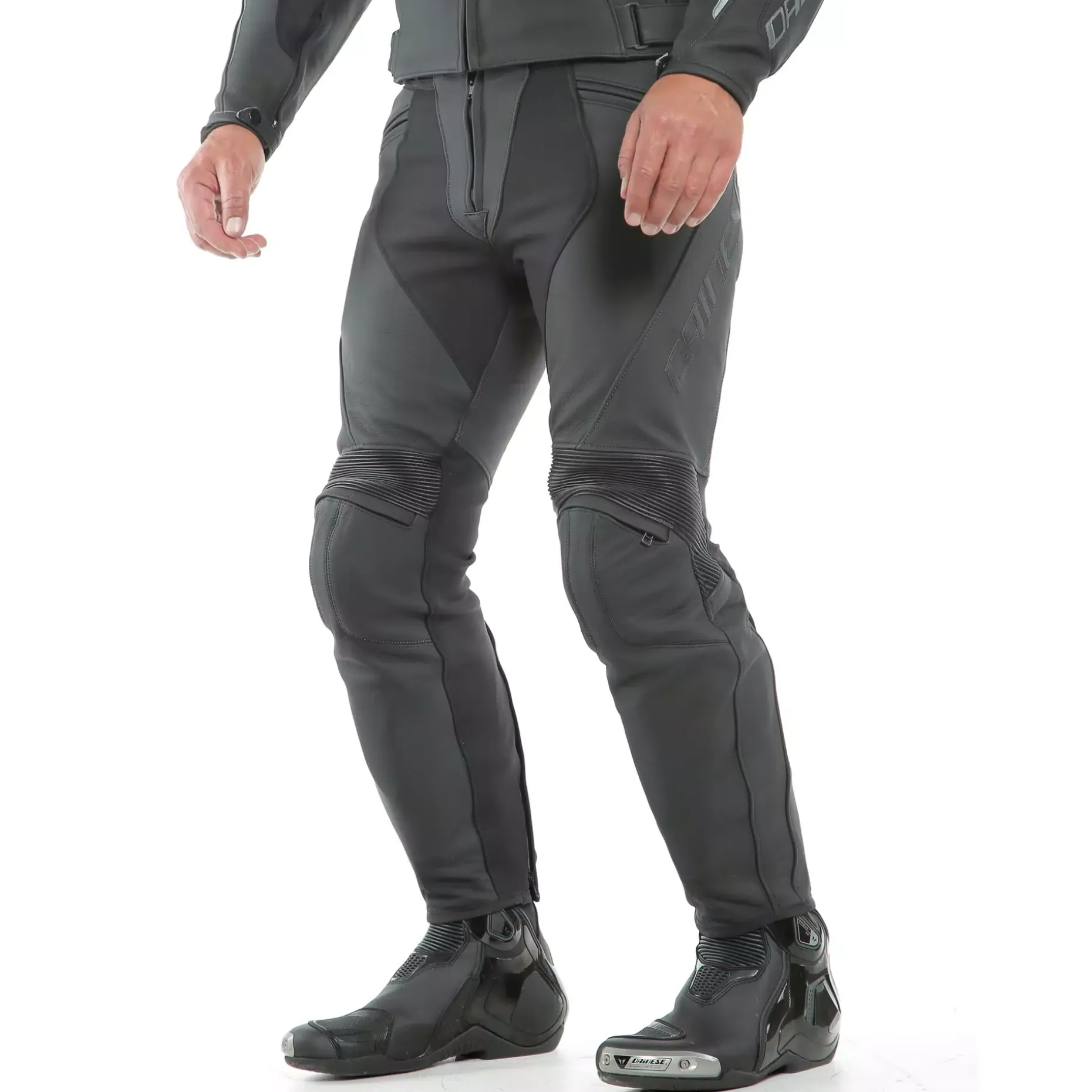 PONY 3 - PANTALONI MOTO CONFORMATI IN PELLE UOMO
