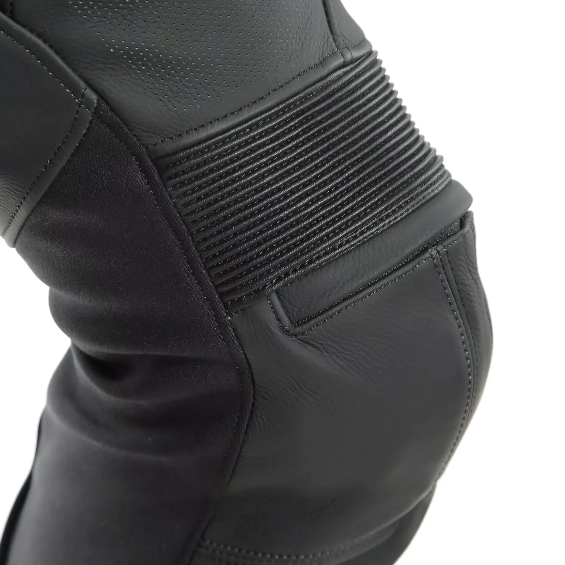 PONY 3 - PANTALONI MOTO IN PELLE PERFORATA UOMO