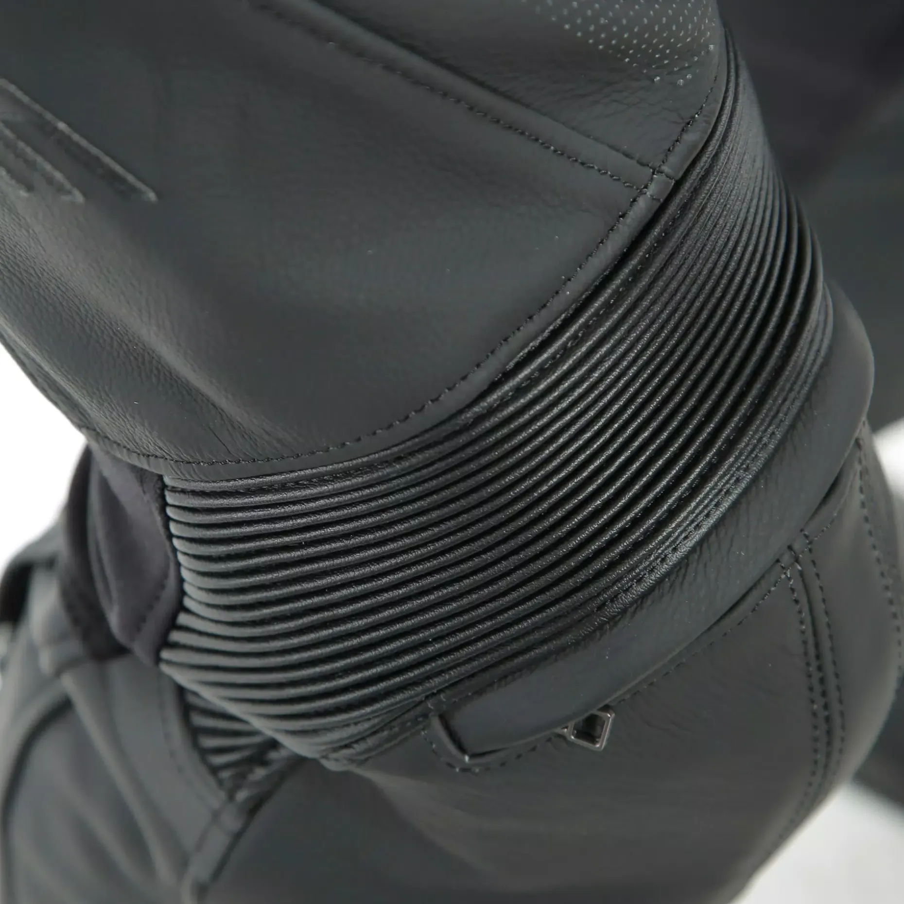 PONY 3 - PANTALONI MOTO IN PELLE PERFORATA UOMO