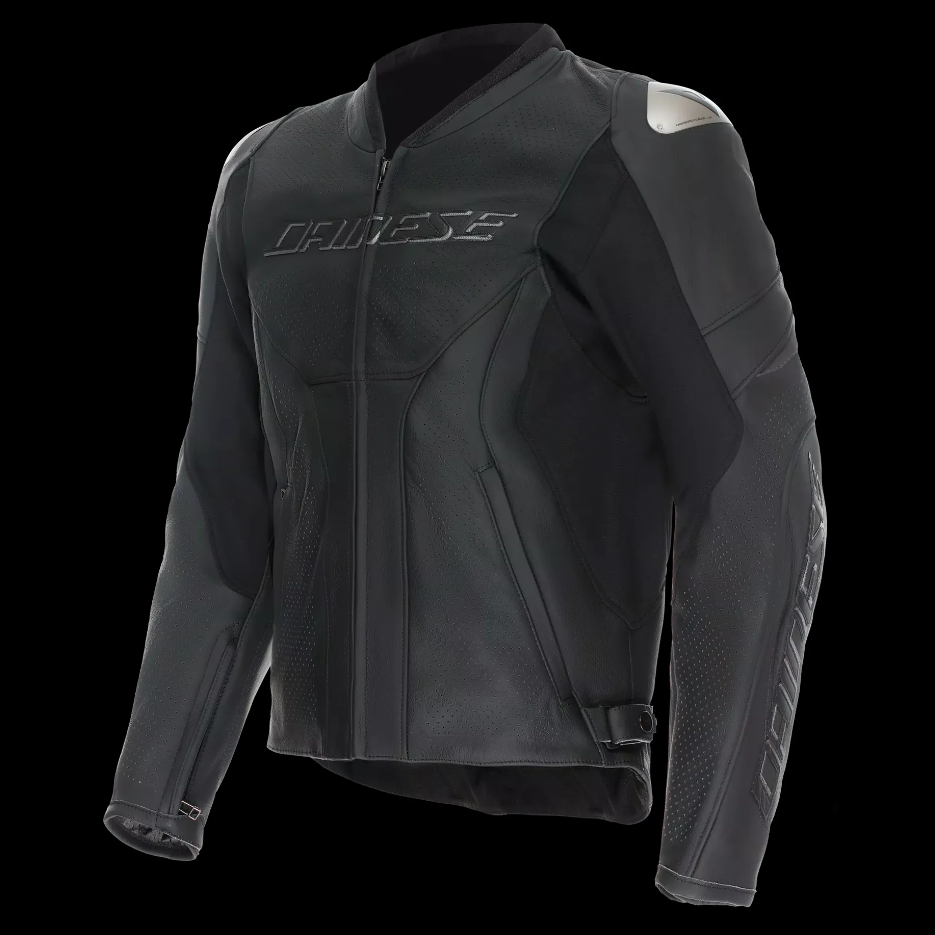 RACING 5 - GIACCA MOTO IN PELLE PERFORATA UOMO