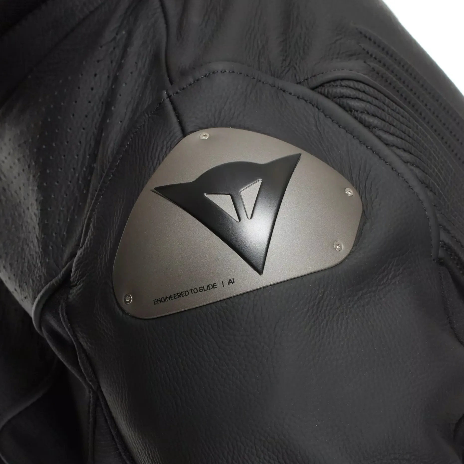 RACING 5 - GIACCA MOTO IN PELLE PERFORATA UOMO