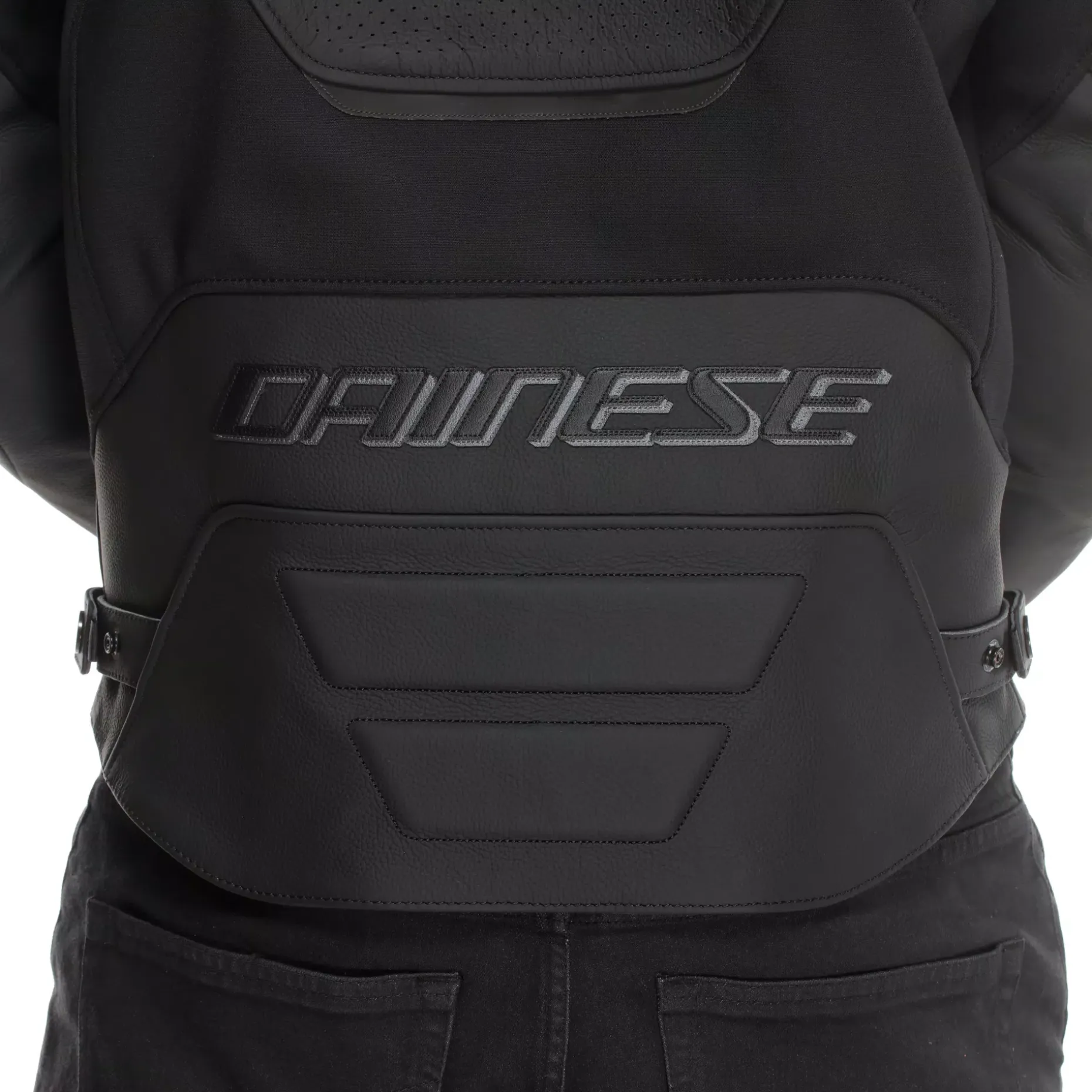RACING 5 - GIACCA MOTO IN PELLE PERFORATA UOMO