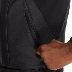 RACING 5 - GIACCA MOTO IN PELLE PERFORATA UOMO