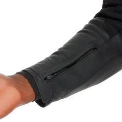 RACING 5 - GIACCA MOTO IN PELLE PERFORATA UOMO