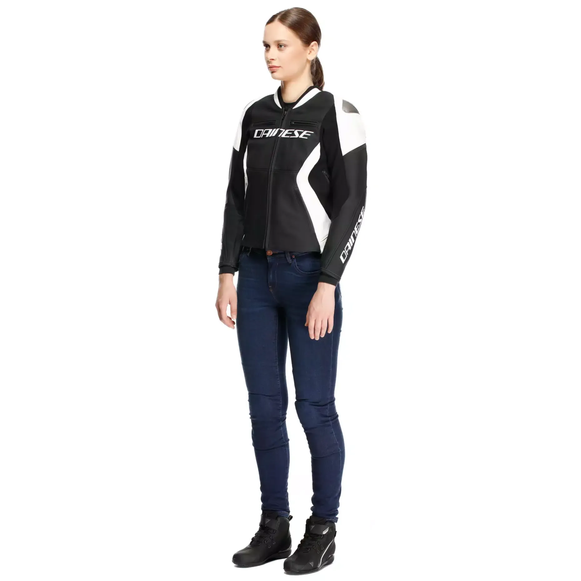 RACING 5 - GIACCA MOTO IN PELLE DONNA