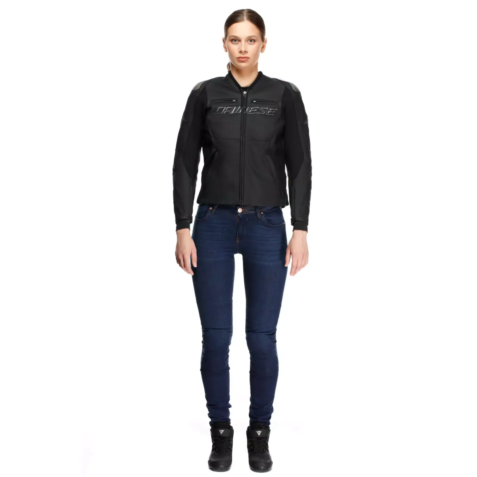 RACING 5 - GIACCA MOTO IN PELLE DONNA