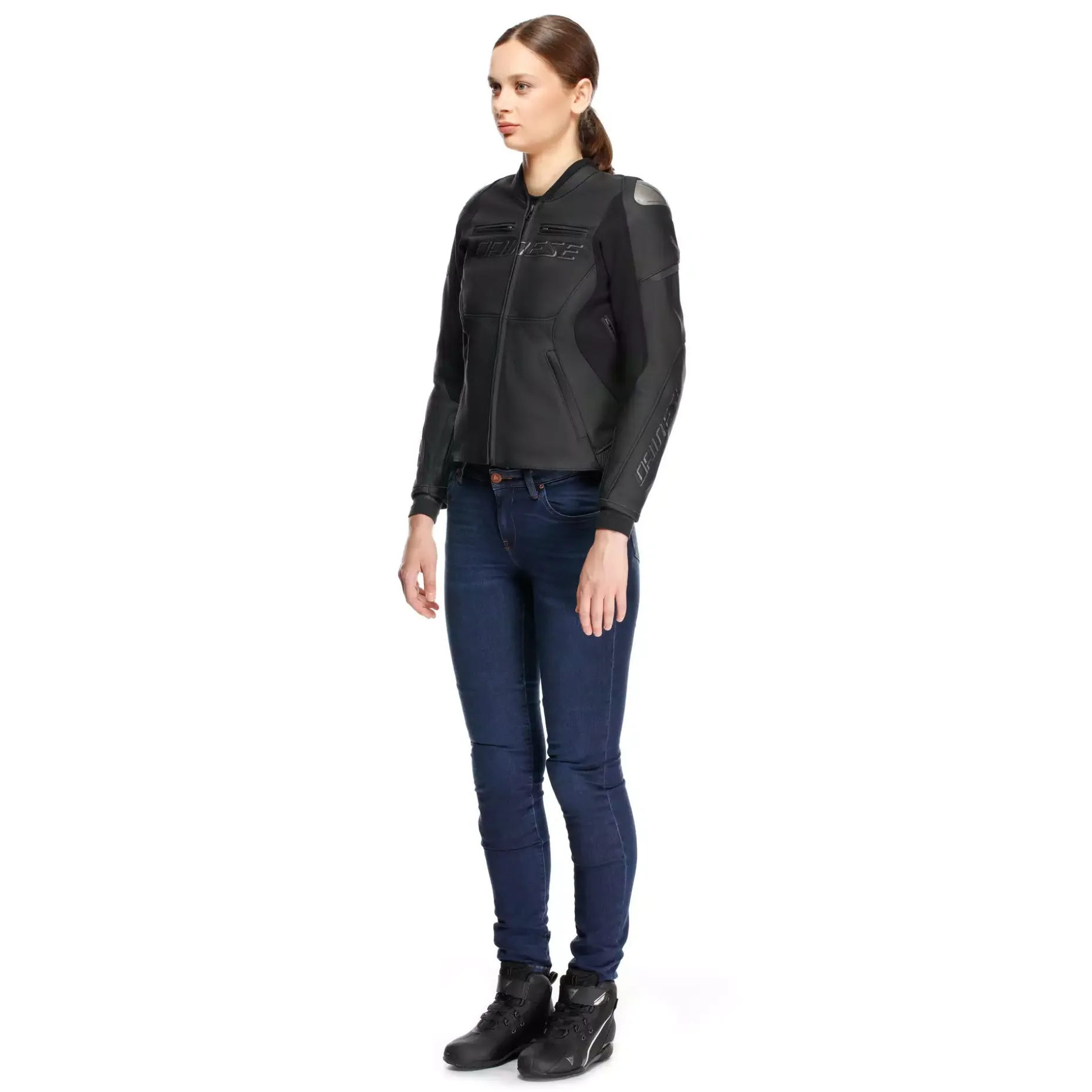RACING 5 - GIACCA MOTO IN PELLE DONNA