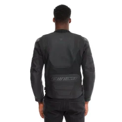 RACING 5 - GIACCA MOTO IN PELLE PERFORATA UOMO - TAGLIA SHORT/TALL (S/T)