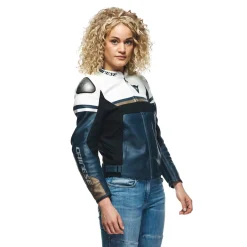 RAPIDA - GIACCA MOTO IN PELLE DONNA