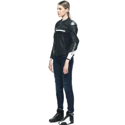 RAPIDA - GIACCA MOTO IN PELLE DONNA